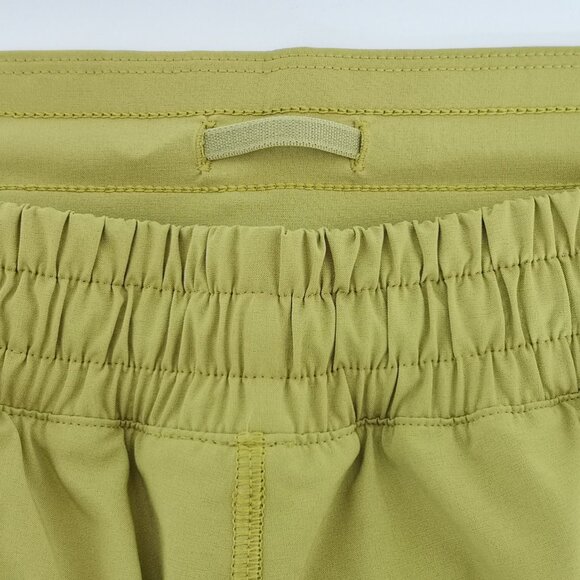 NWT LULULEMON GLDL Mustard Yellow 4 Way Stretch Lightweight Hotty Hot Shorts 10 - Picture 4 of 7